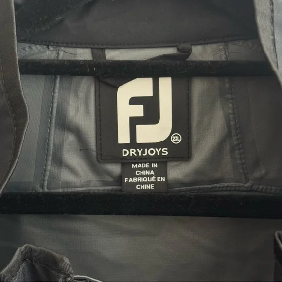 FootJoy Hydrolite Golf Zip Off Sleeve Rain Jacket - Picture 3 of 9